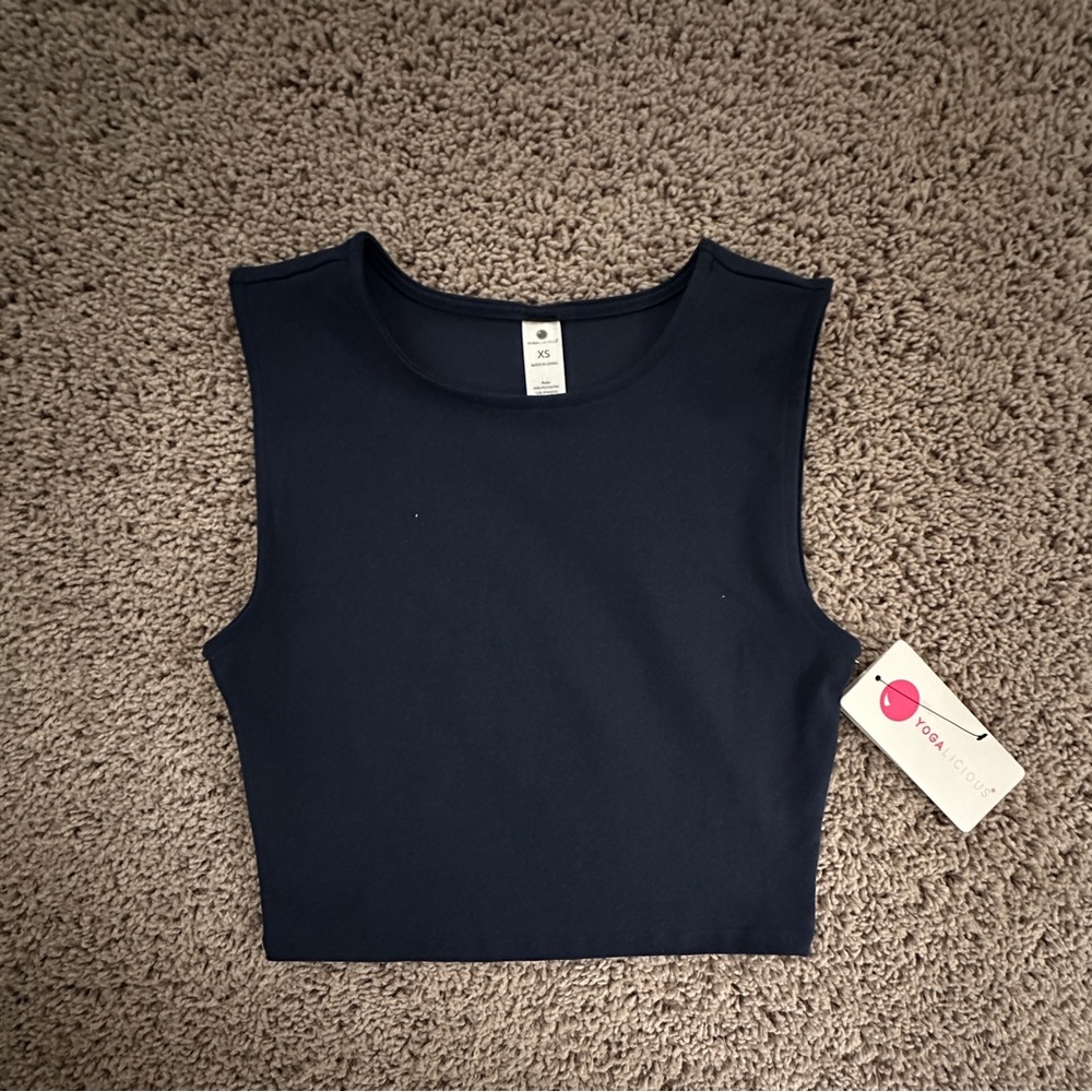 Navy Blue Active Tank